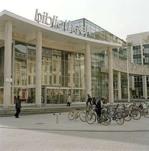 Bibliotheekgebouw in Gent.